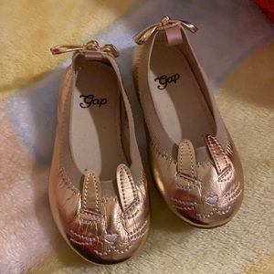 Gap gold slip ons